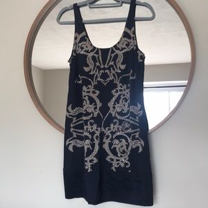 Express Navy Blue Cotton Tank Dress